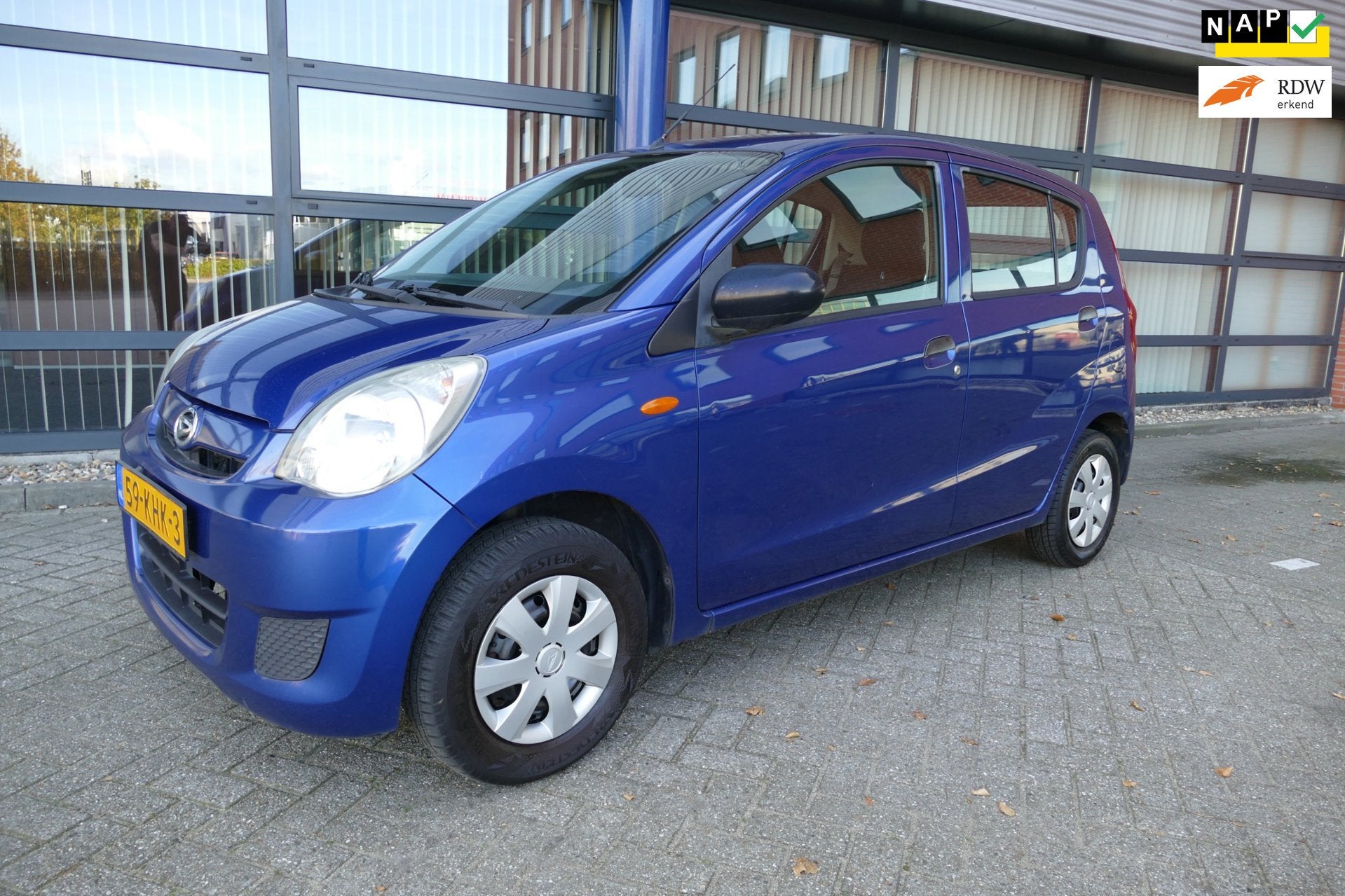 Daihatsu Cuore 1.0 Trend 5drs Apk 18-09-2027, Auto's, Voorwielaandrijving, Stof, Zwart, Cuore