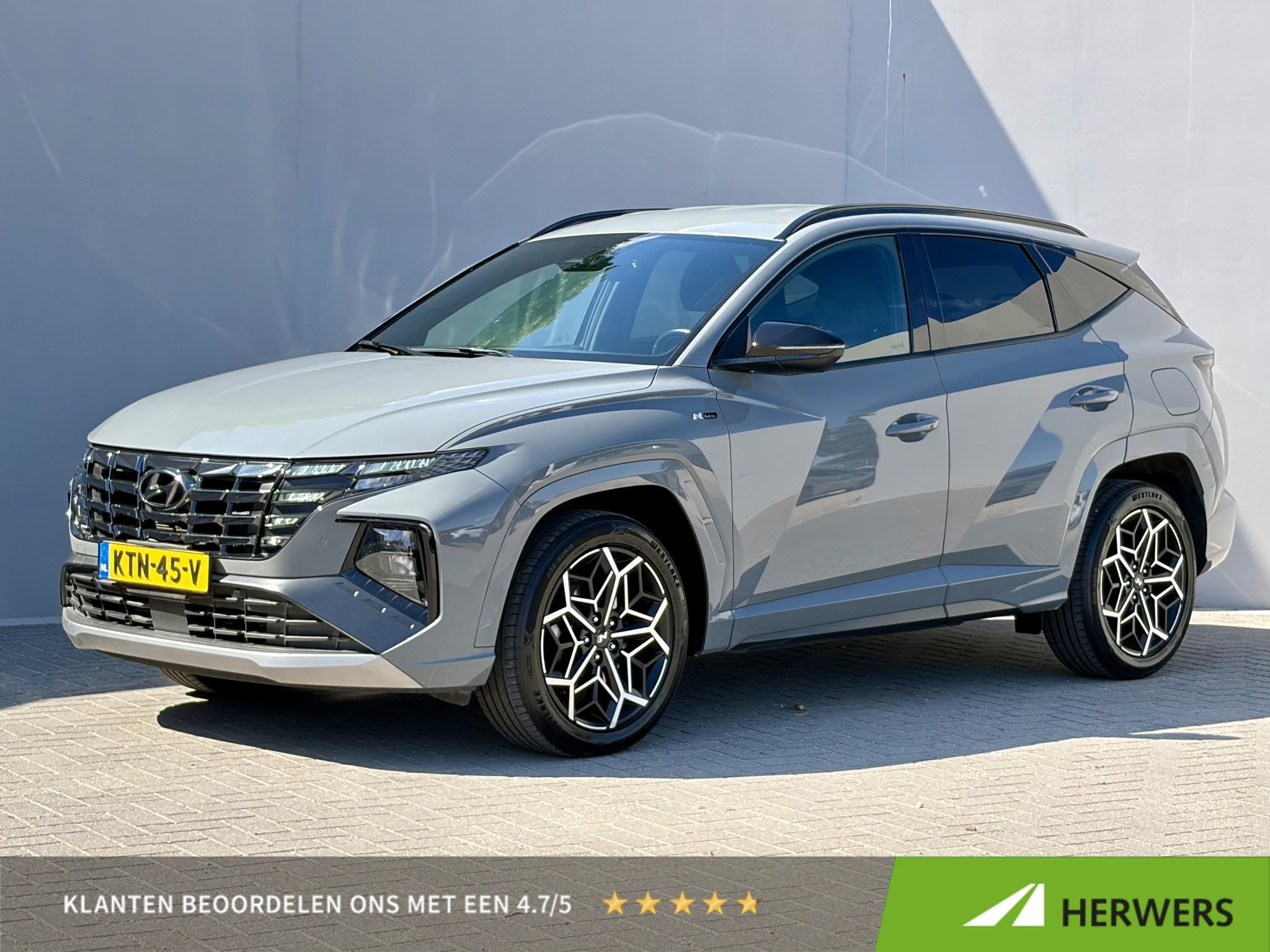 Hyundai Tucson 1.6 T-GDI HEV 230pk N Line Edition / 1650kg T, Auto's, Dealer onderhouden, Gebruikt, Euro 6, 4 cilinders