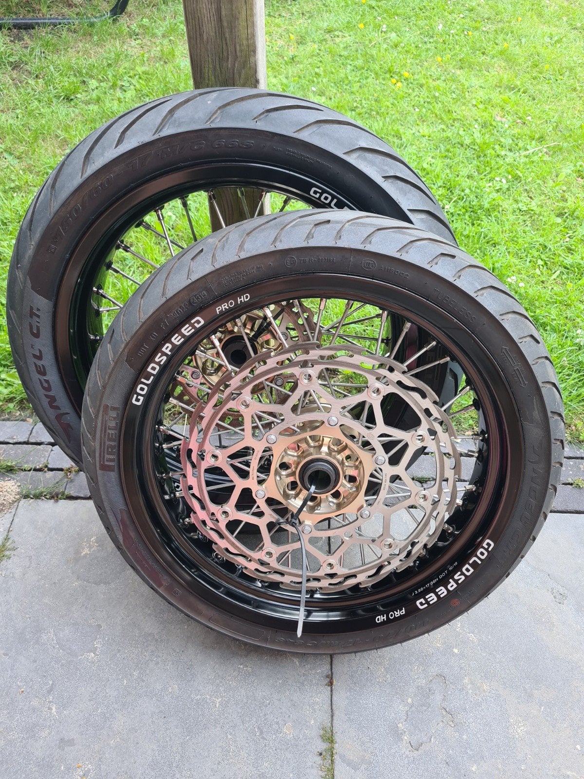 Goldspeed Pro HD Supermoto wielen KTM EXC 450 (2011-2016), Ophalen, Gebruikt