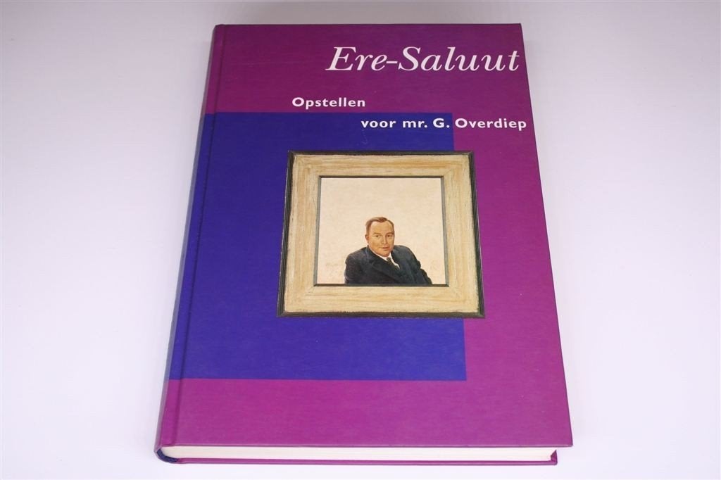 Ere-Saluut voor Mr. G. Overdiep — Groninger Geschiedenis, Ophalen of Verzenden, Zo goed als nieuw