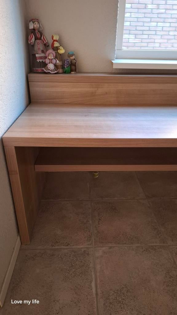 Supersterk kinderbureau met opbergruimte, 268cm breed, Ophalen