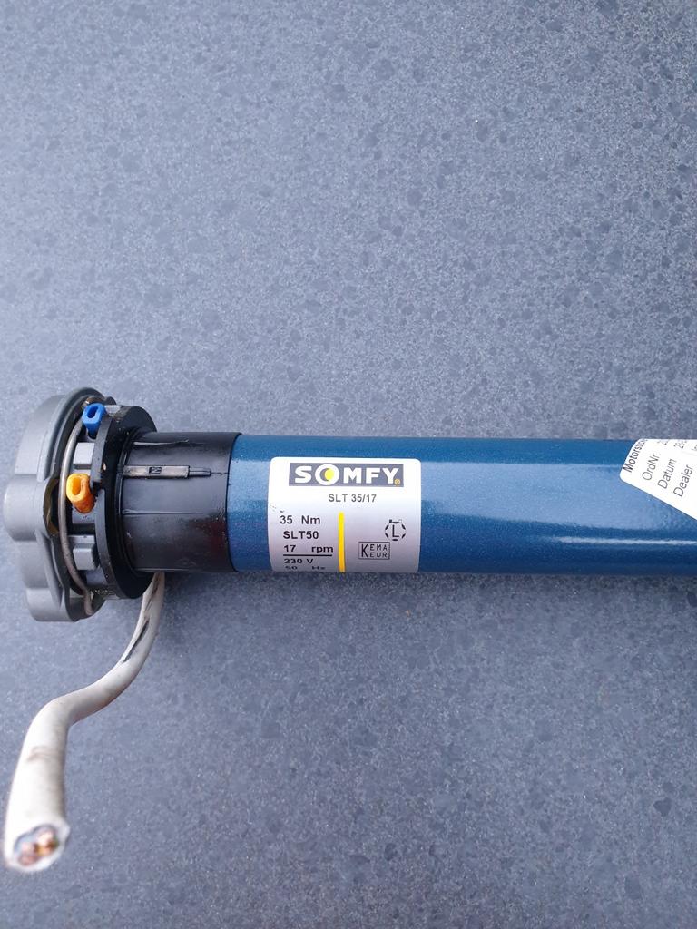 Somfy SLT50 Buis Motor 35 Nm voor Rolluik/Zonwering, Ophalen of Verzenden, Gebruikt, Overige kleuren, Elektrische bediening