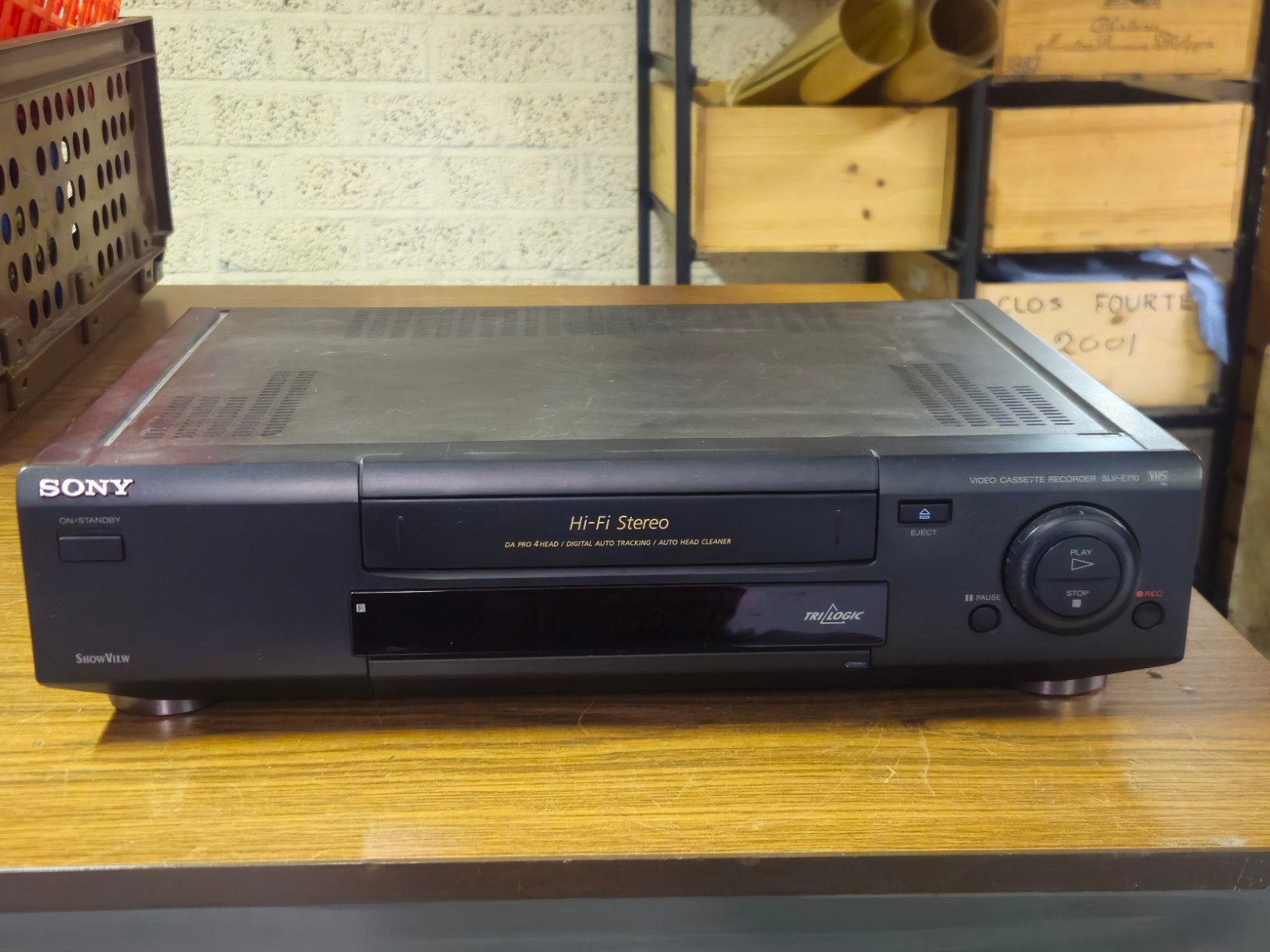Sony SLV-E710 VHS videorecorder, Audio, Tv en Foto, Videospelers, Ophalen of Verzenden, Gebruikt, VHS-speler of -recorder