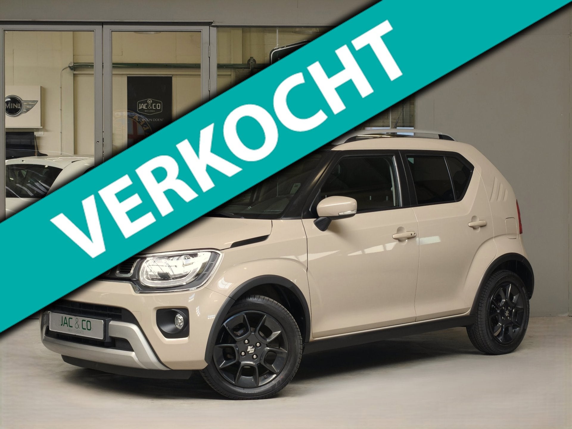 Suzuki Ignis 1.2 Smart Hybrid Allgrip Style 4x4 Uniek, Auto's, Gebruikt, Zwart, Bruin, Ignis