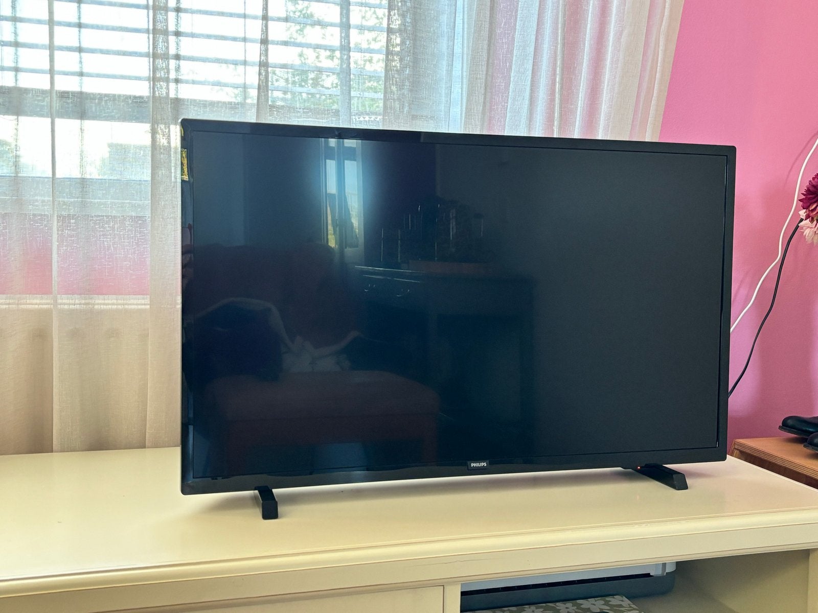 Philips LED TV - Zo goed als nieuw, tv 32 inch, Ophalen, Philips, LED, 50 Hz