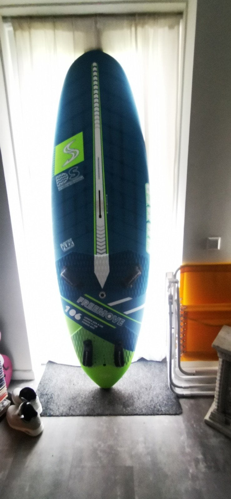 Simmer Style Freemove 106L Windsurfboard - Unieke Versie, Gebruikt, Minder dan 250 cm, Plank, Ophalen