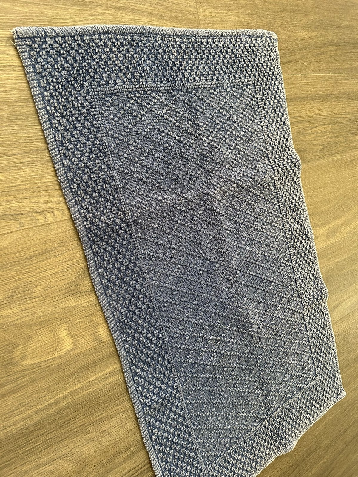 Badmat, Ophalen of Verzenden, Gebruikt, Blauw, Badmat