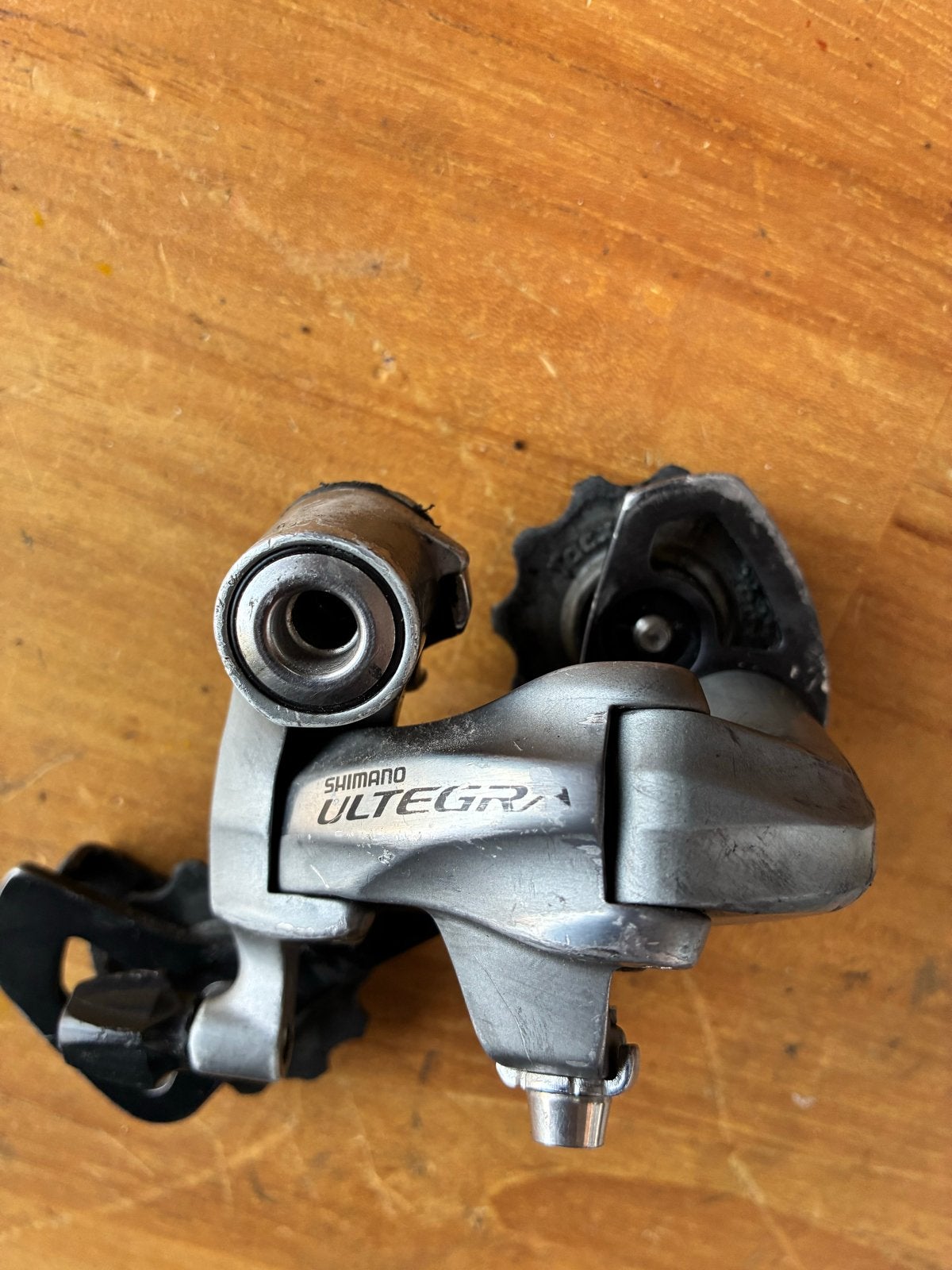 Shimano Ultegra 6703 10 speed achterderailleur- Gebruikt, Ophalen, Gebruikt, Derailleur of Ketting, Aluminium