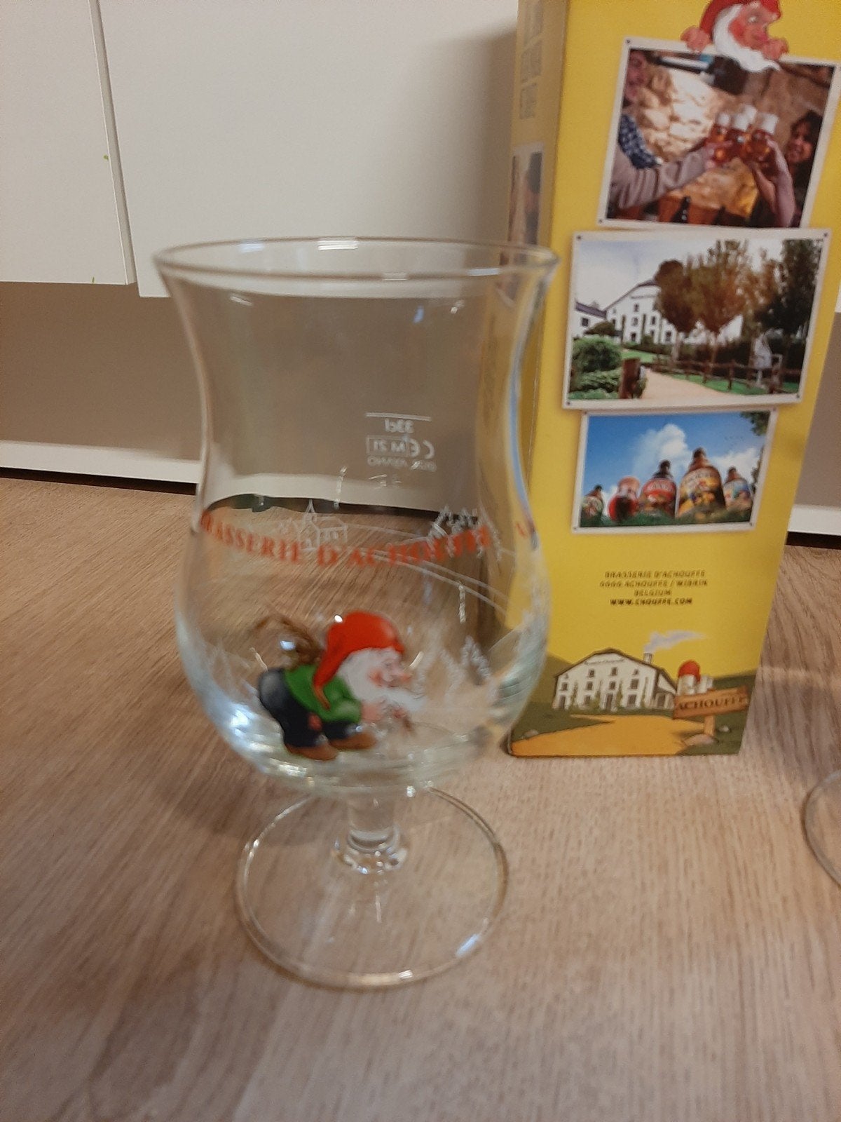 Chouffe toren spel + 2 glazen, Ophalen of Verzenden, Glas of Glazen