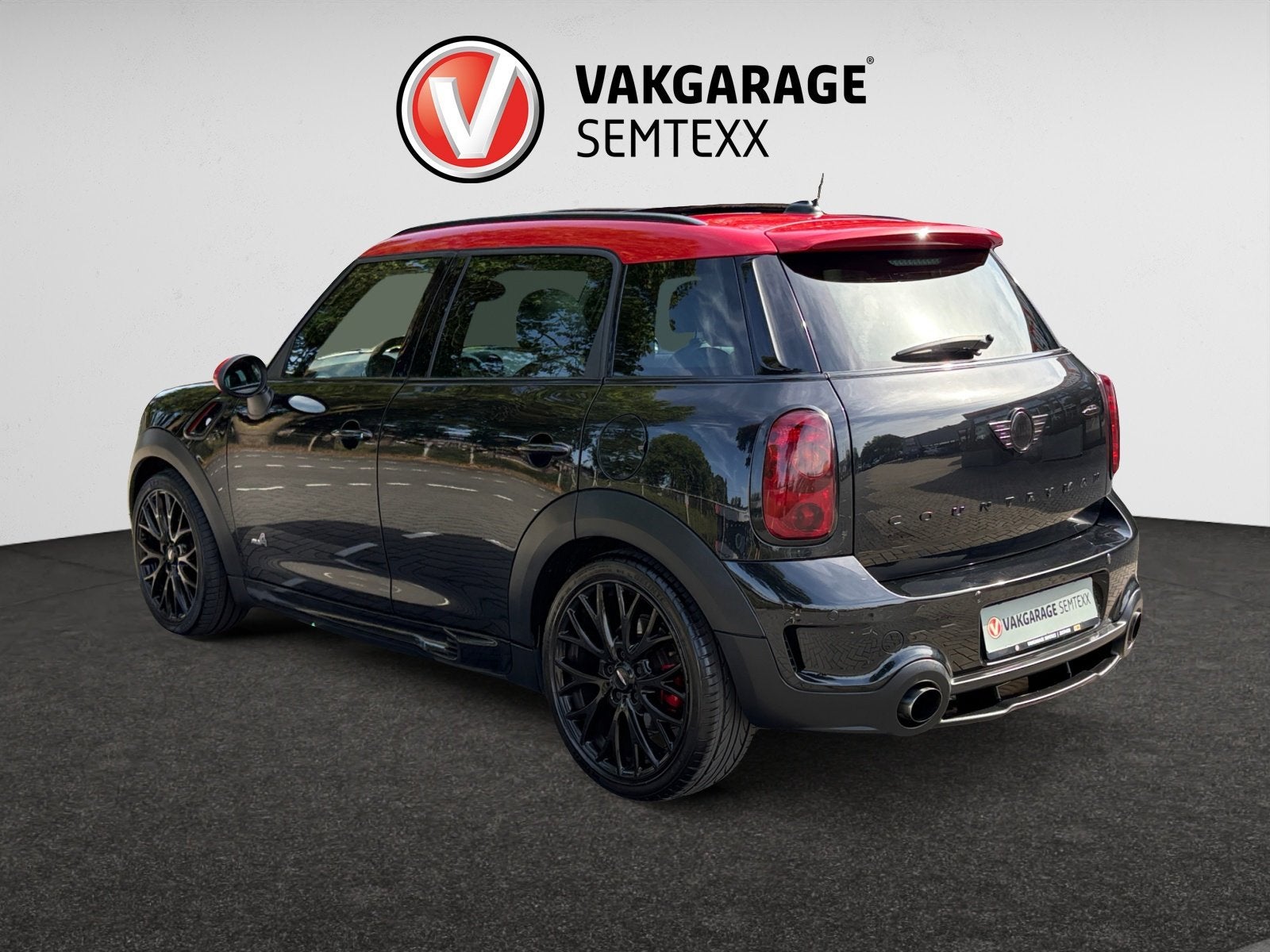 Mini Countryman 1.6 John Cooper Works ALL4 Chili | Cruise |, Auto's, Euro 5, 1380 kg, Gebruikt, Zwart