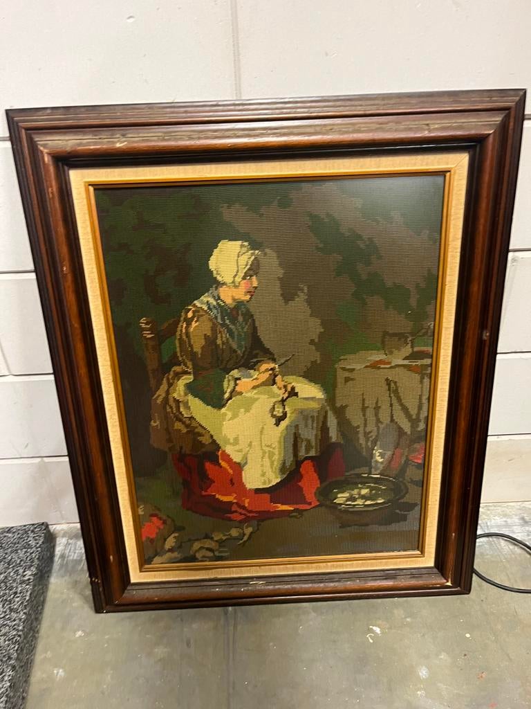 Borduur werk, Ophalen