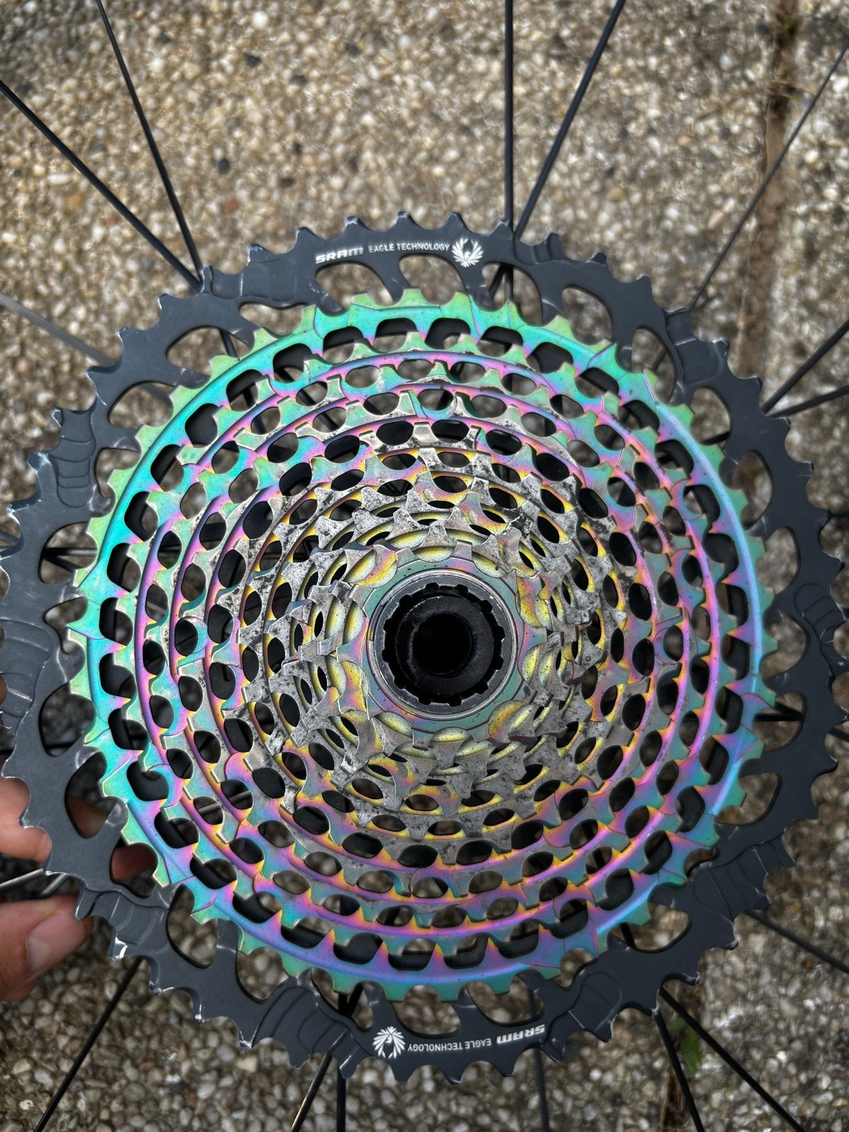 SRAM XG 10-52T Rainbow Cassette - Z.G.A.N., Overige materialen, Ophalen of Verzenden, Zo goed als nieuw, Derailleur of Ketting