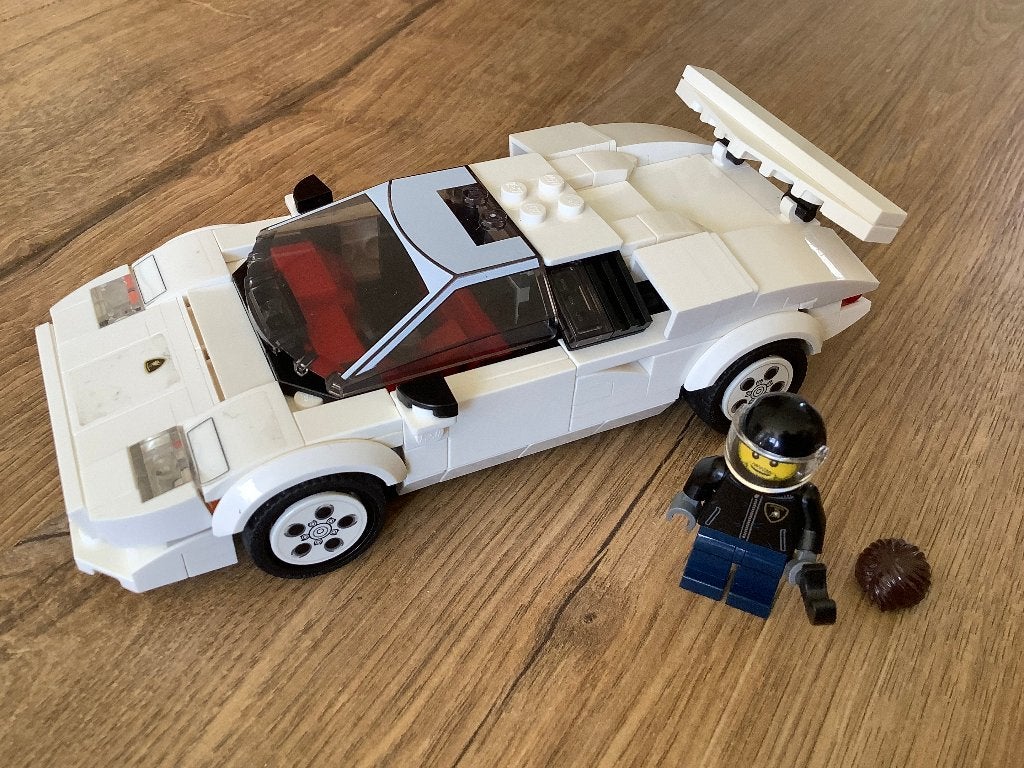 Lego Speed Champions 76908  Lamborghini Countach, Gebruikt, Lego, Compleet, Complete set