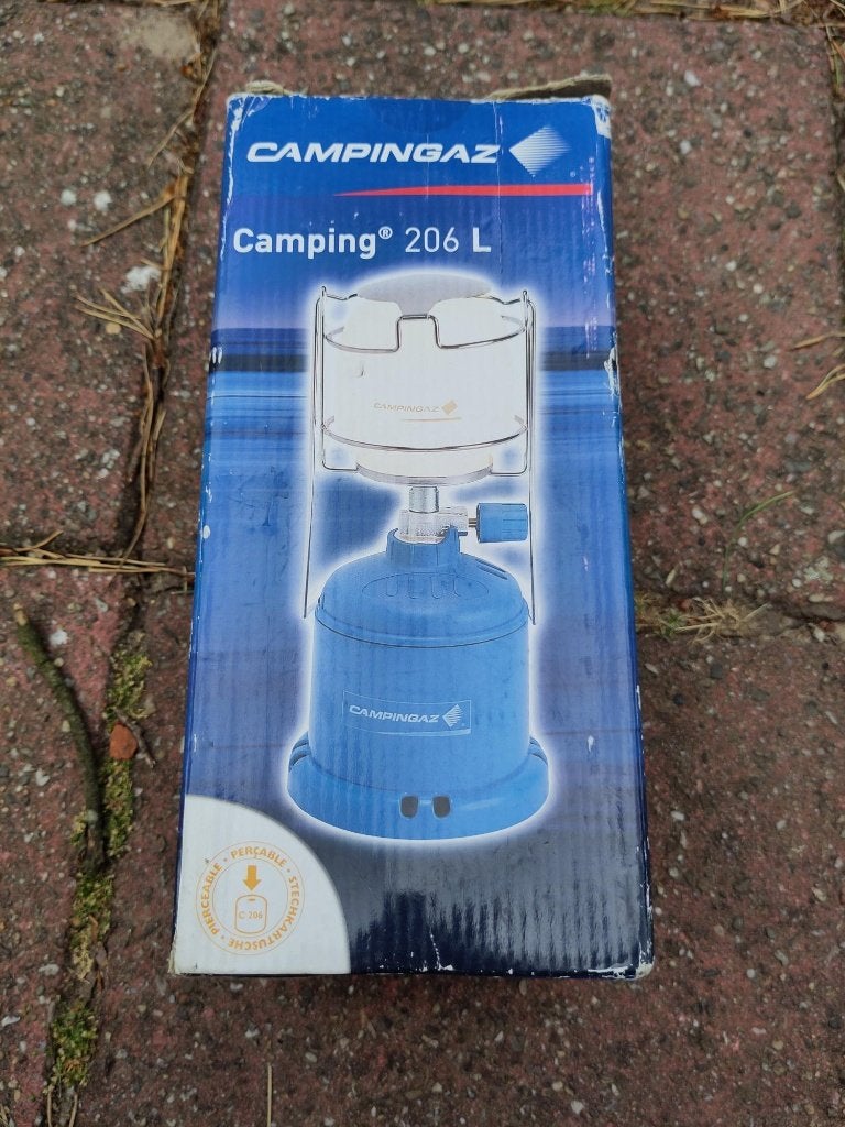 Campingaz 206L lamp, Ophalen, Gebruikt