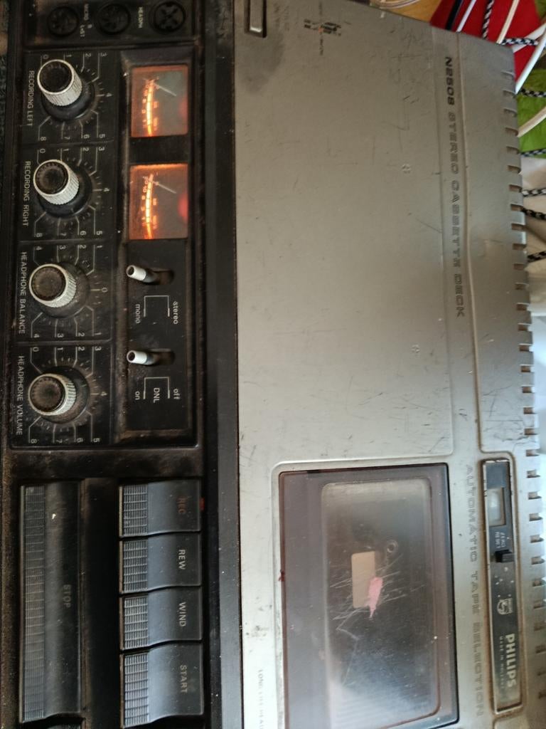 Philips cassetterecorder n2508 lees eerst, Ophalen