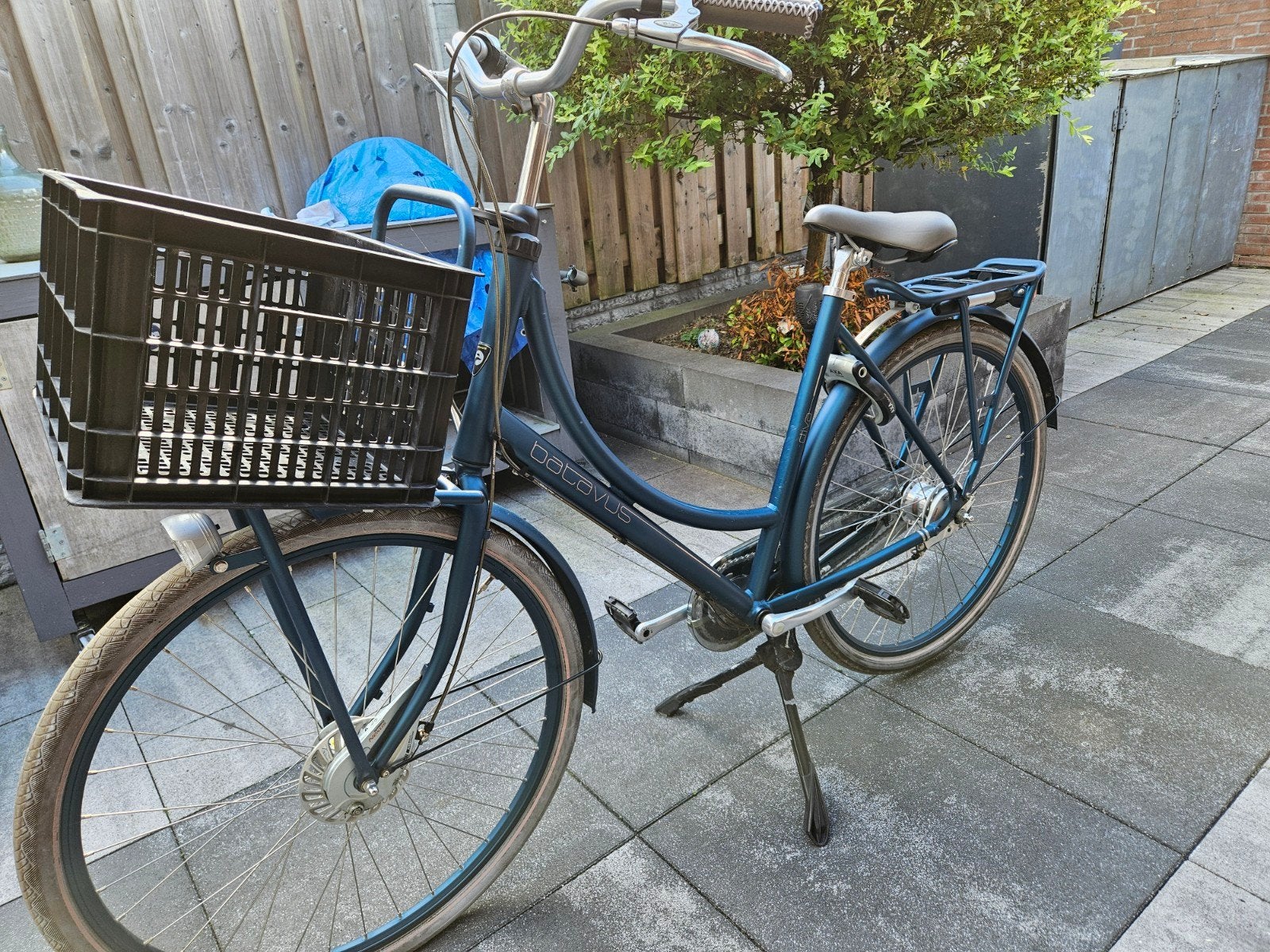 Mooie dames Batavus Diva fiets. Frame maat 58. blauw/groen, Ophalen, Gebruikt, 56 cm of meer, Handrem