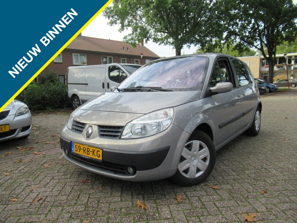 Renault Scénic 1.6-16V | NW GR Beurt |+Remmen |+APK | ZEER, Auto's, Gebruikt, 1295 kg, 4 cilinders, Beige