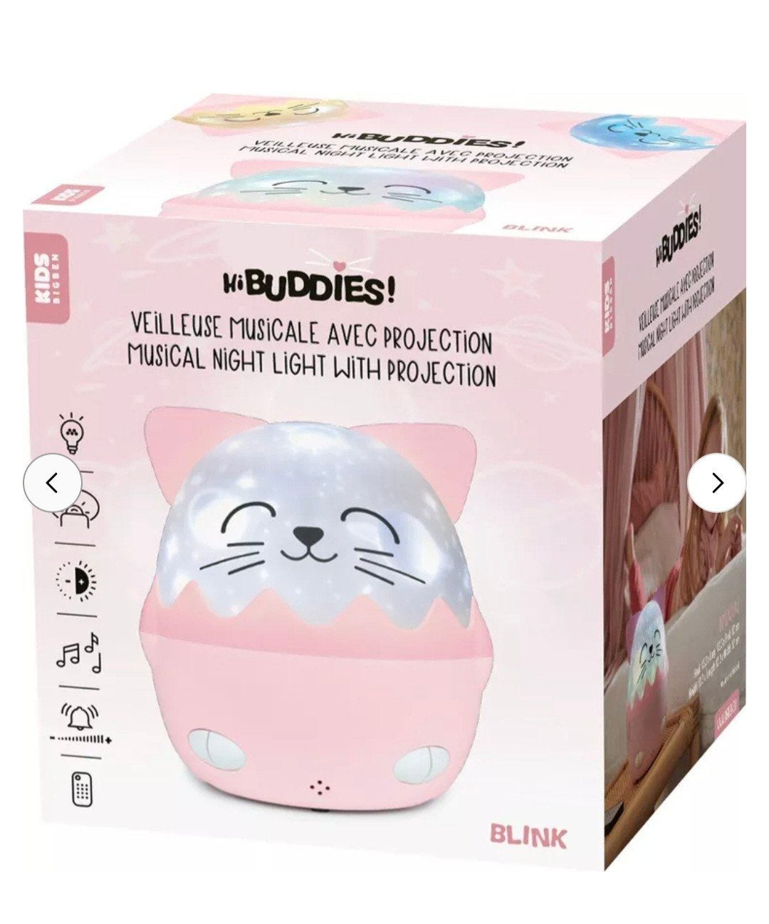 hibuddies nachtlamp, Kinderen en Baby's, Ophalen of Verzenden, Zo goed als nieuw