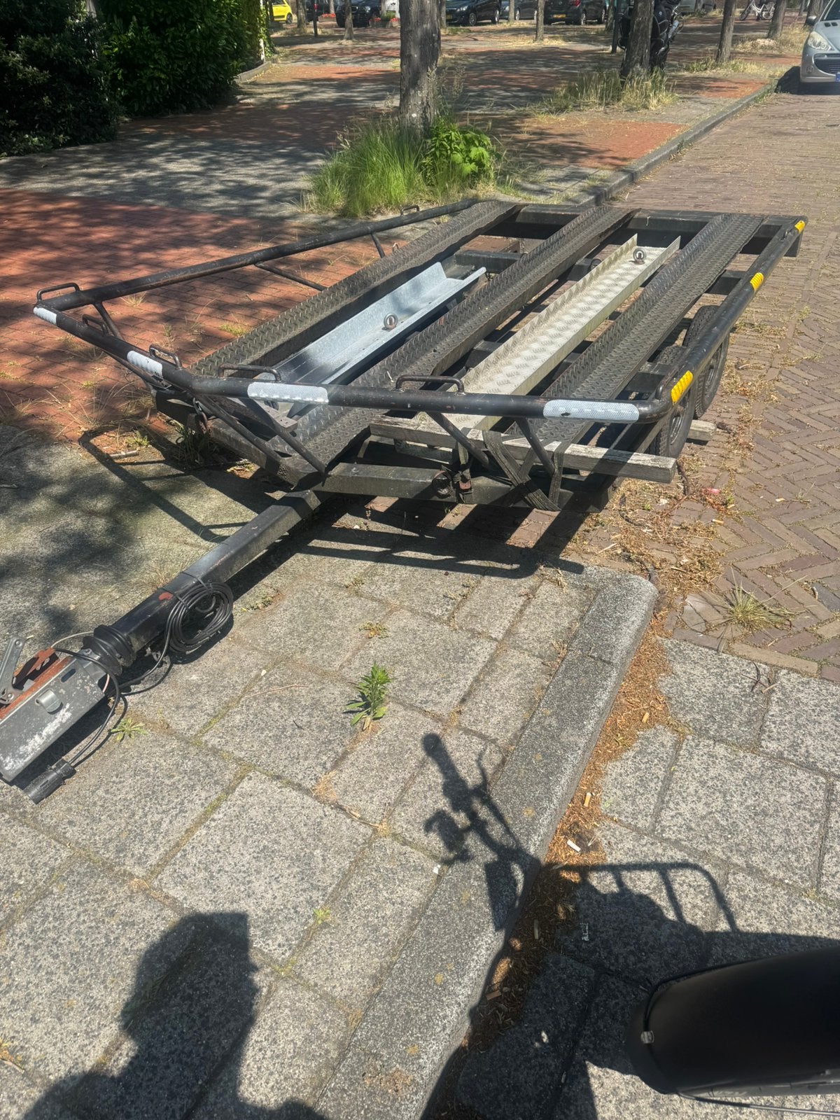 Moter trailer, Ophalen, Gebruikt, IJzer