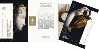 2 euro San Marino 2022 - Antonio Canova (BU), Ophalen of Verzenden, San Marino, 2 euro, Setje