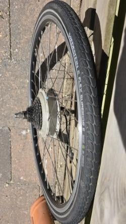 Achterwiel voor de Sparta ION E-Speed(2015), Fietsen en Brommers, Fietsonderdelen, Gebruikt, Batavus, Aluminium, Ophalen