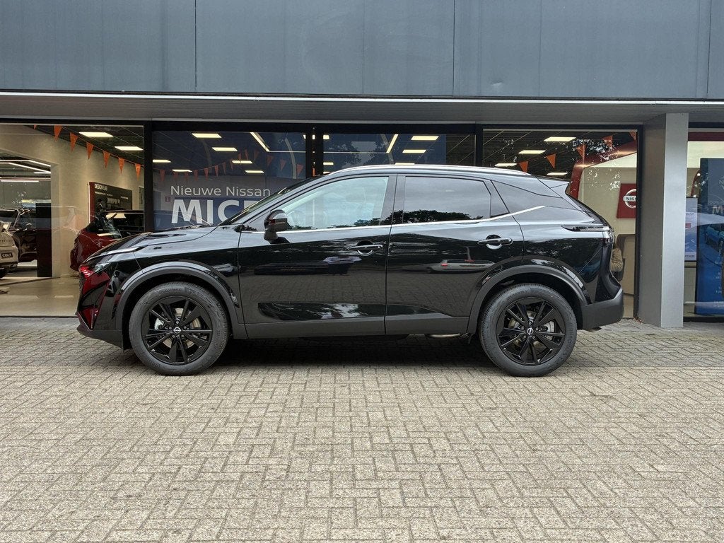 Nissan Qashqai 1.5 e-Power Tekna NIEUW UIT VOORRAAD LEVERBAA, Auto's, Nissan, 1498 cc, Zwart, Automatische klimaatregeling, Nieuw