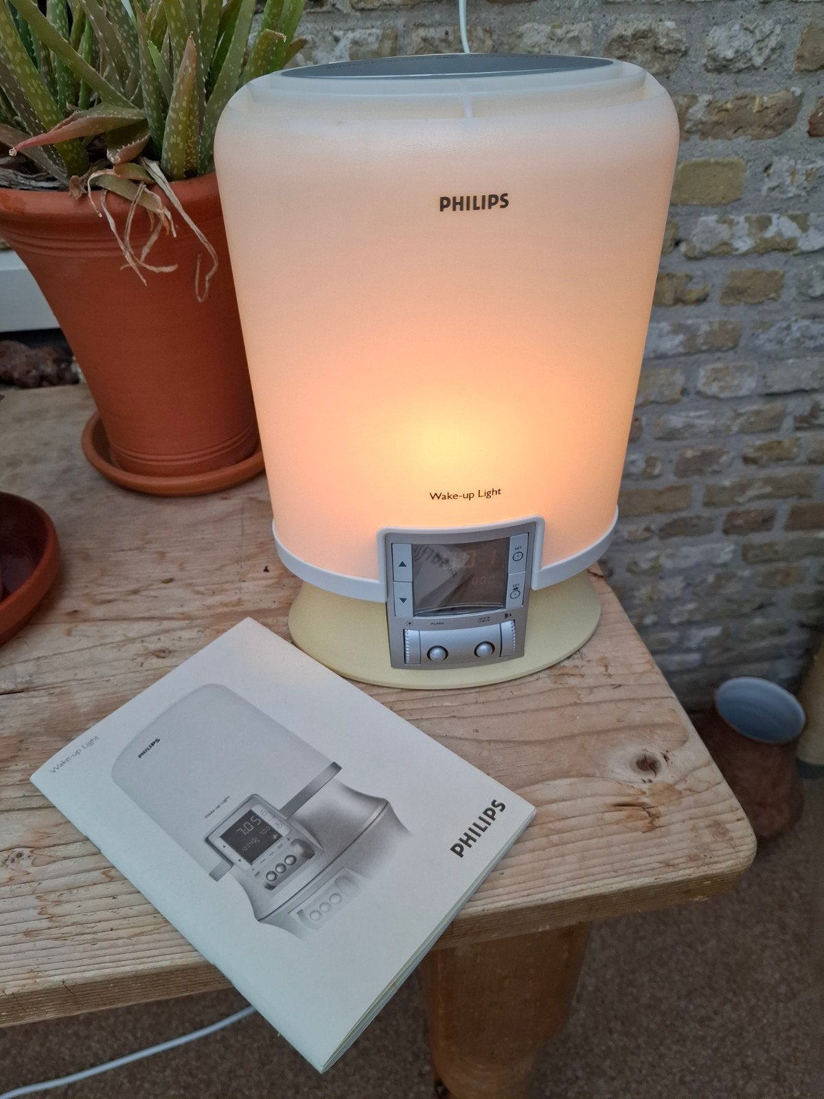 Philips Wake-up Light HF3451 met handleiding, Ophalen of Verzenden, Gebruikt, Digitaal