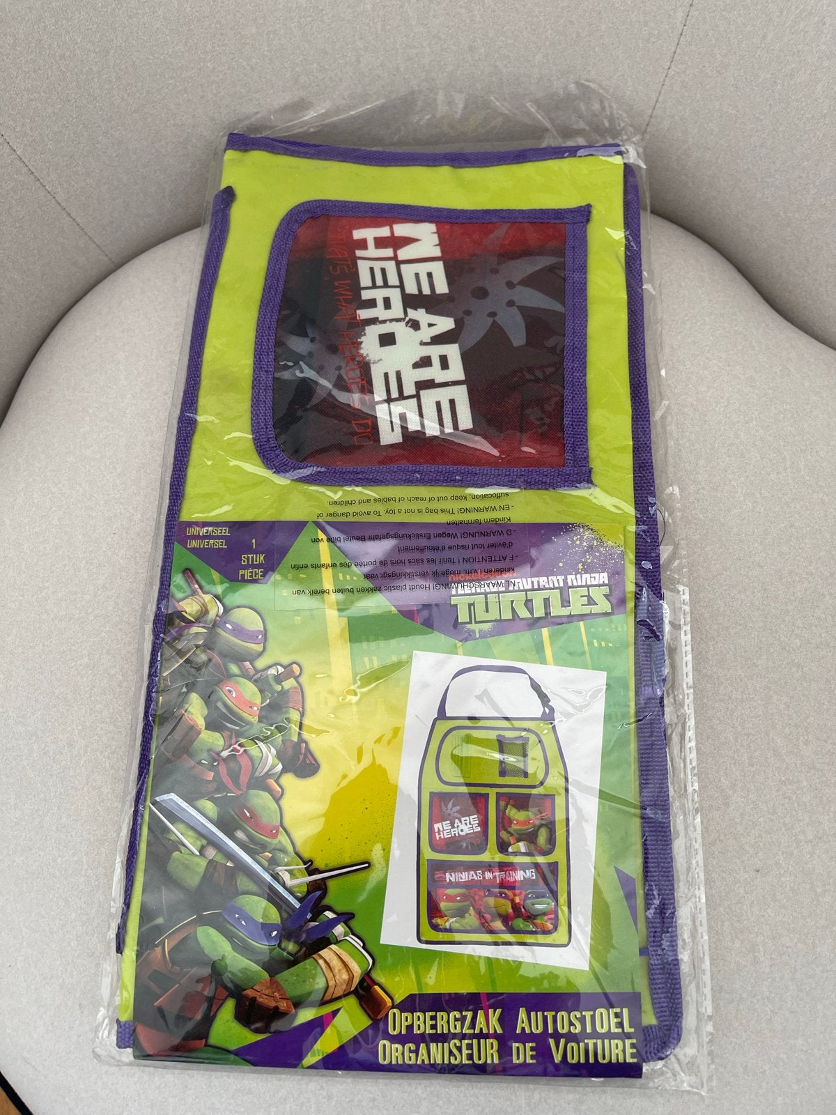 Nieuwe Auto Opbergzak Teenage Mutant Ninja Turtles, Ophalen of Verzenden, Nieuw