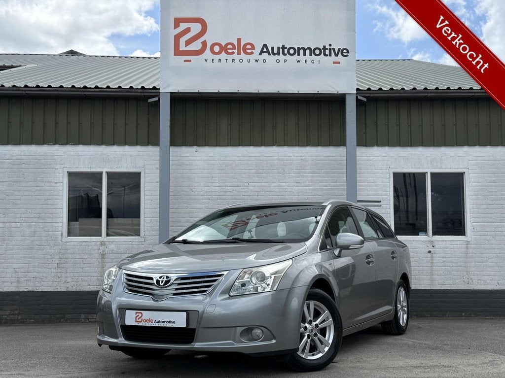 Toyota Avensis Wagon 2.0 VVTi Dynamic Aut / 2e eig / Cruise, 4 cilinders, 1987 cc, Euro 4, Zilver of Grijs