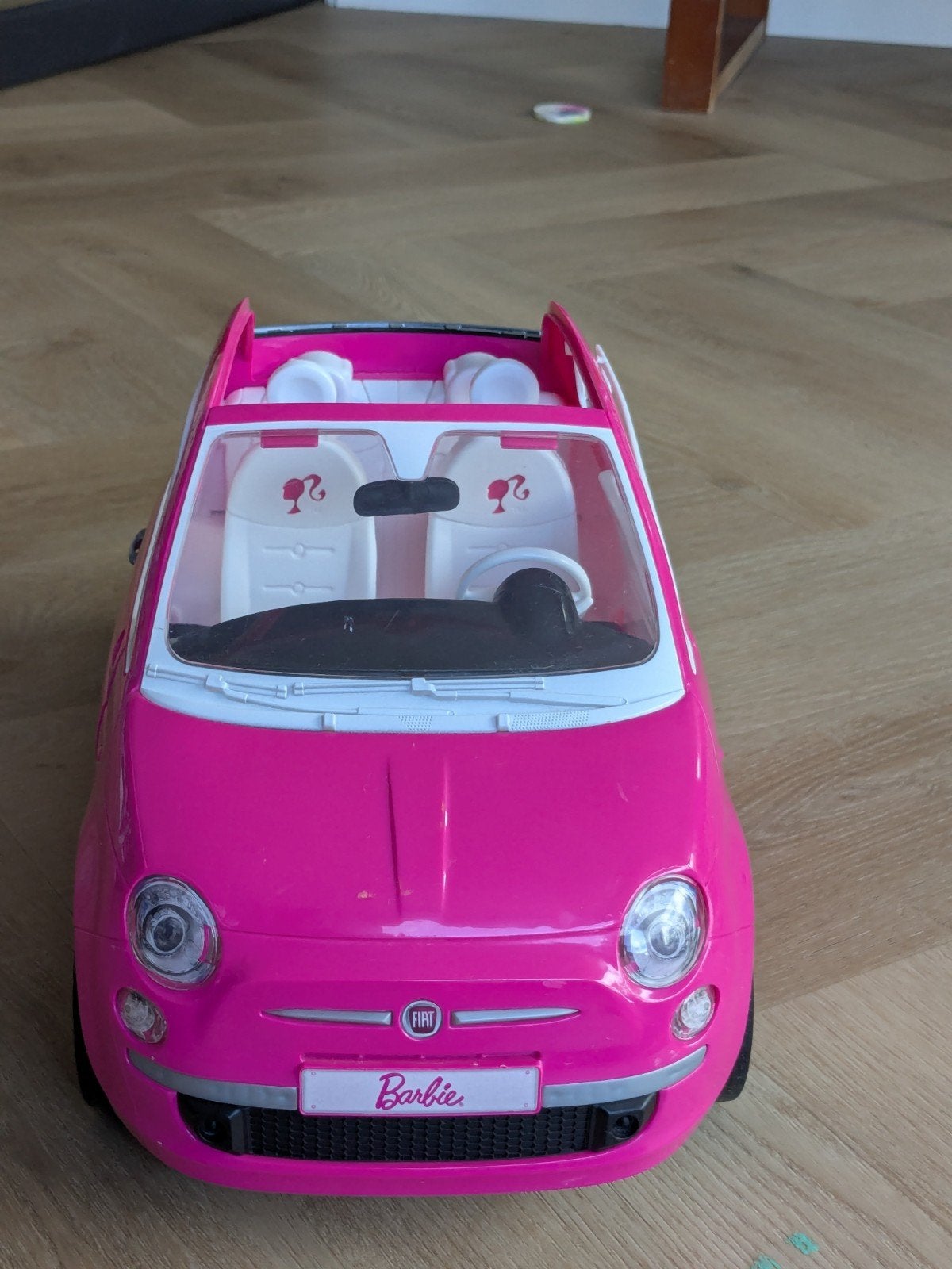 Barbie auto, Ophalen, Gebruikt