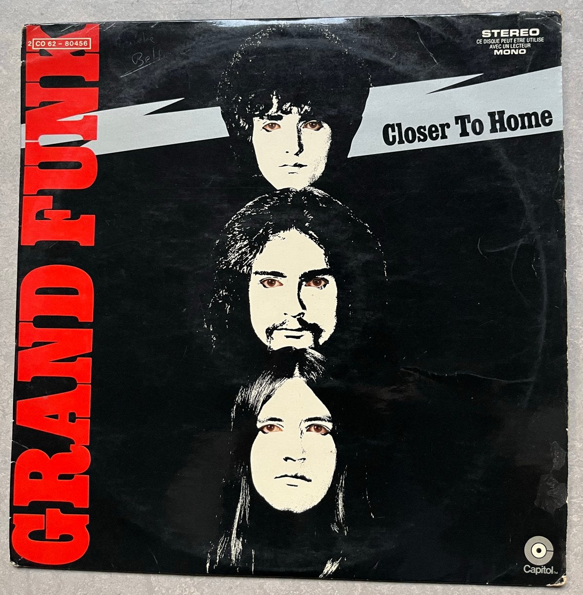 Grand Funk Railroad - Closer to Home (LP Hard Rock)(1970), Cd's en Dvd's, LP, Gebruikt, Hard Rock, Originele persing