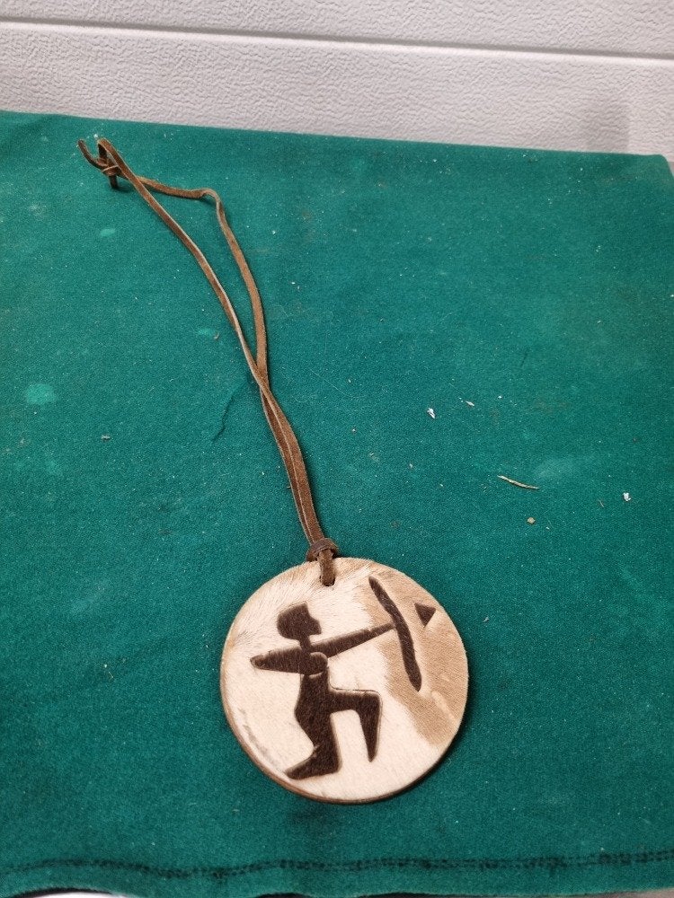 ketting van leer boogschutter, Ophalen of Verzenden, 'T Olde Gre-j, Info@toldegrej.nl, Endepoelstraat 20f Didam