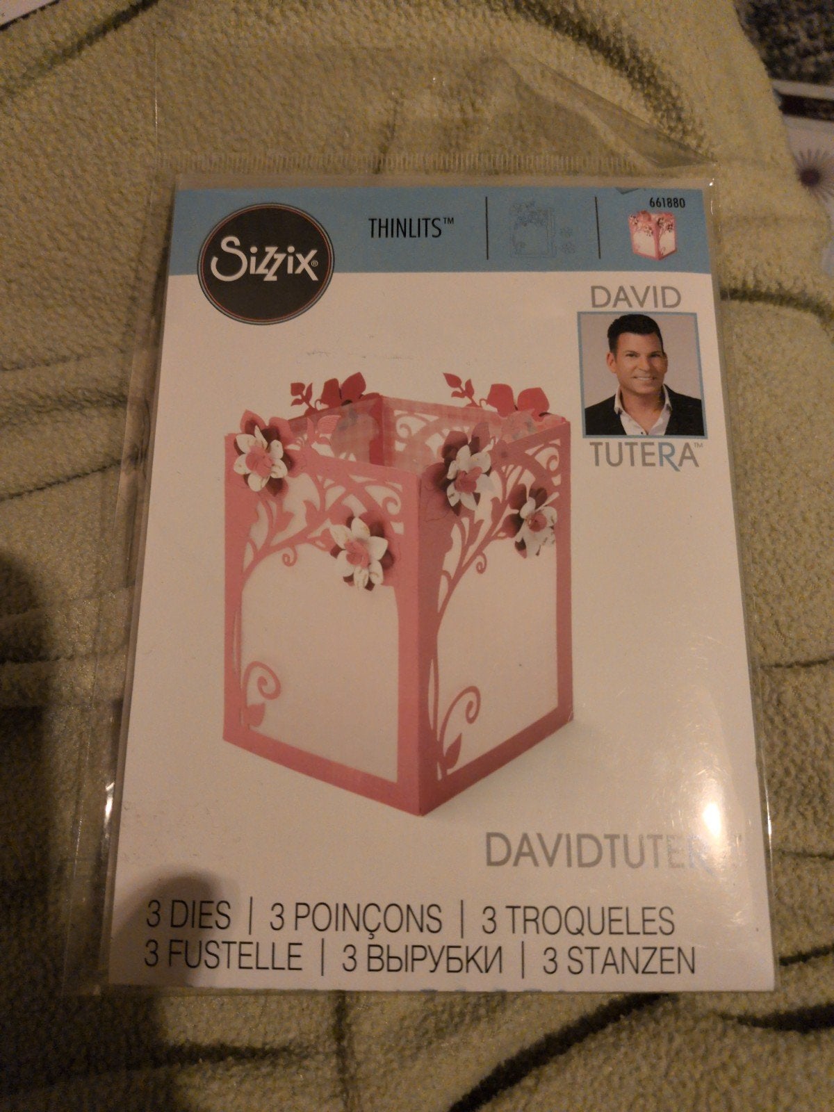 Sizzix Thinlits David Tutera Stansset - 3 snijmallen, nieuw, Geschikt voor snijden, Gereedschap of Toebehoren, Nieuw, Meerkleurig