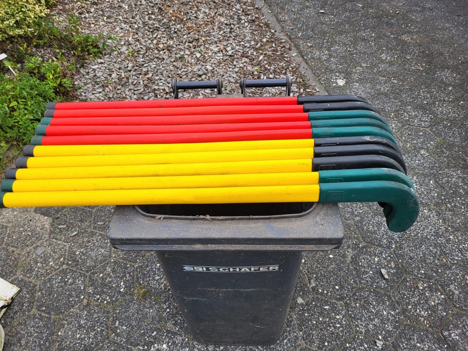 10 hockeysticks, Ophalen of Verzenden, Zo goed als nieuw