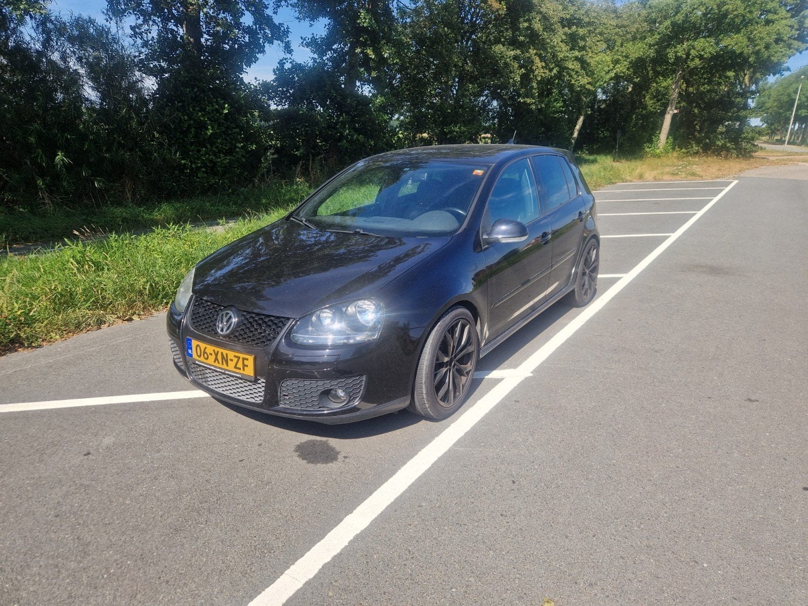 Volkswagen Golf 2.0 GTI 147KW 2007 Zwart, Auto's, 4 cilinders, 1984 cc, Zwart, Origineel Nederlands