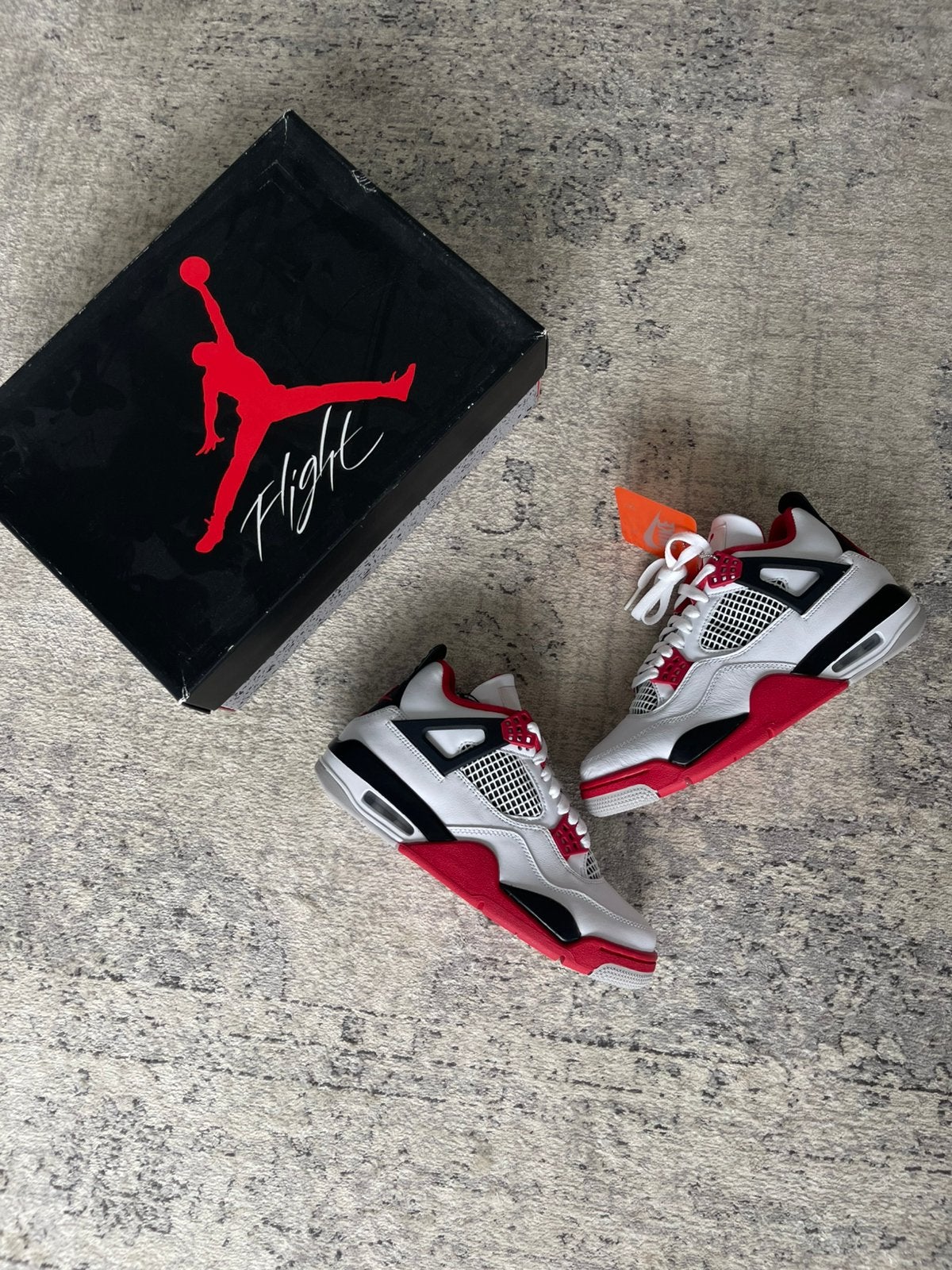 Nike Jordan 4 Retro Fire Red (2020) EU 40, Kleding | Heren, Schoenen, Overige kleuren, Nieuw, Ophalen of Verzenden, Sneakers of Gympen