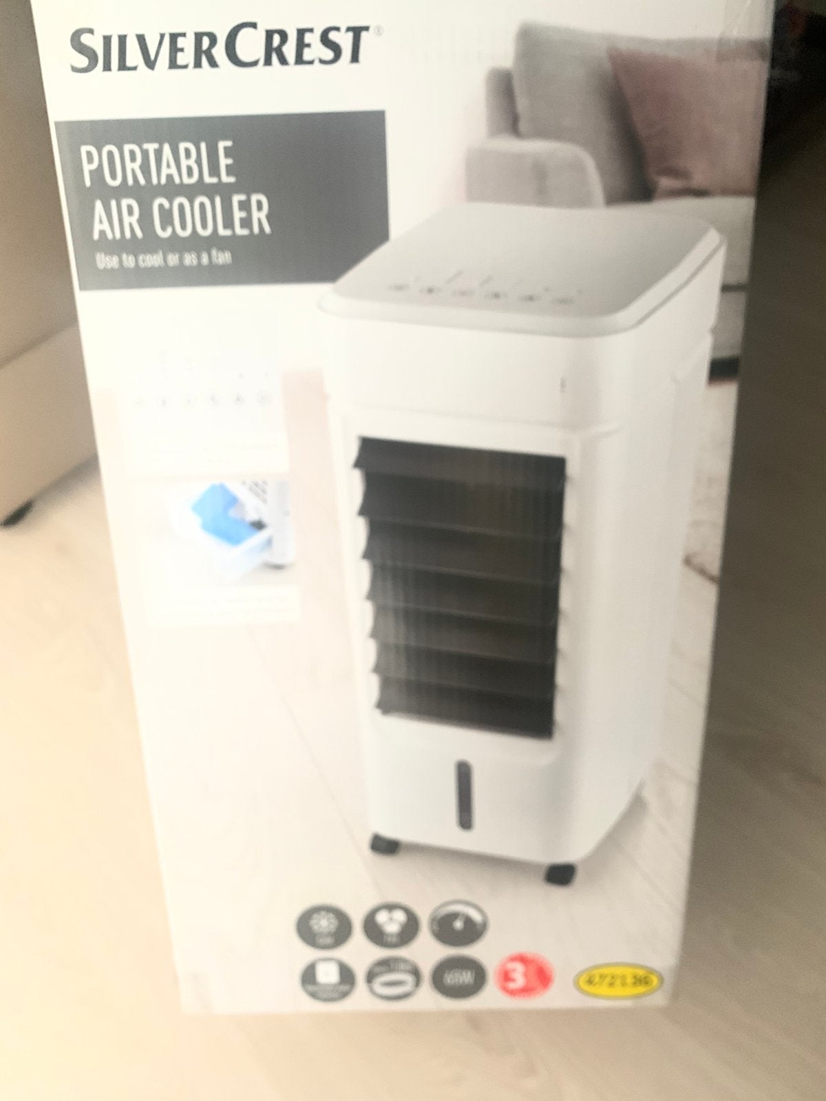 SilverCrest Portable Air Cooler, Witgoed en Apparatuur, Airco's, Minder dan 60 m³, 3 snelheden of meer, Ophalen of Verzenden, Zo goed als nieuw