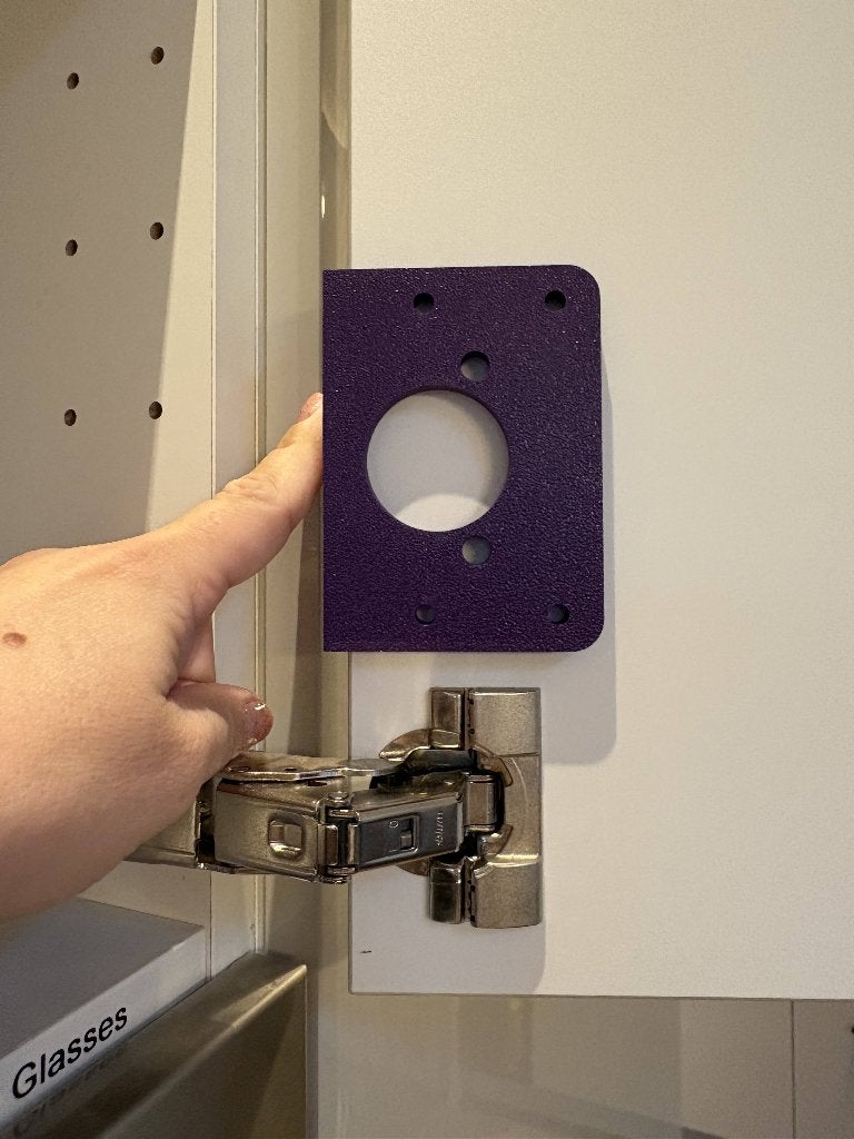 Boormal IKEA METOD scharnieren – deur & kast – 35 mm, Minder dan 50 cm, Verzenden, Paars, Nieuw