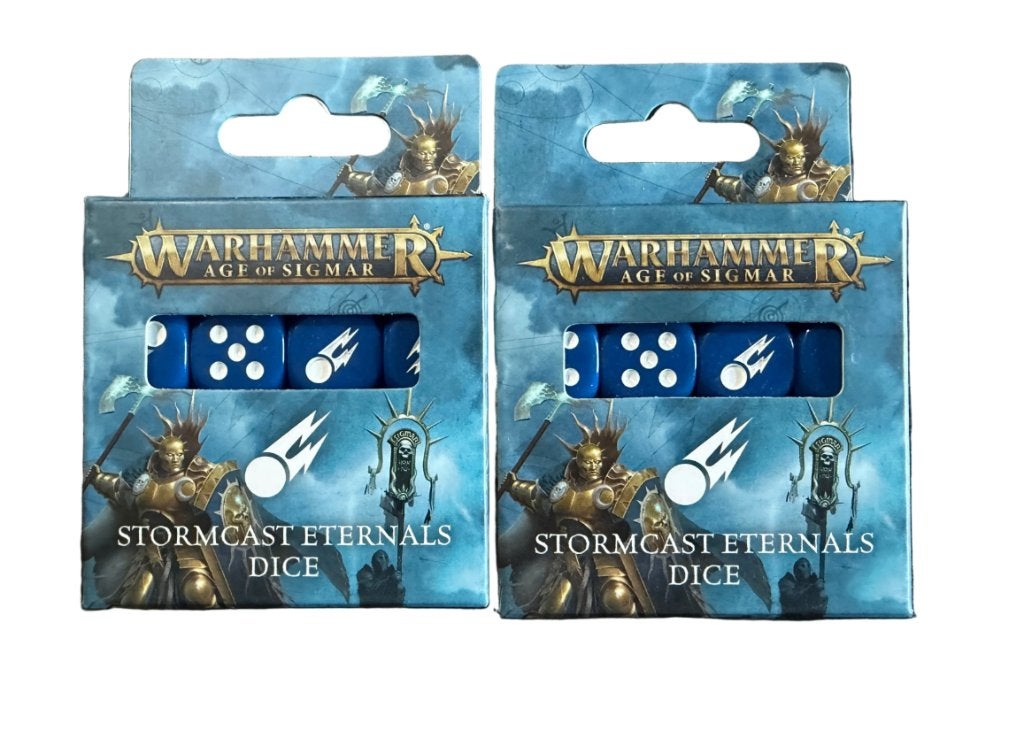 Warhammer Age of Sigmar Stormcast Eternals Dice, ., Nieuw, Warhammer, Ophalen of Verzenden