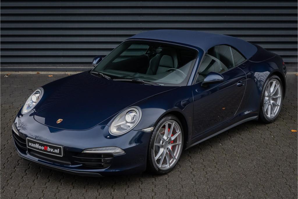Porsche 911 Cabrio 3.8 Carrera 4S Sportchrono - Nachtblauw, Automaat, Euro 5, Gebruikt, Zwart