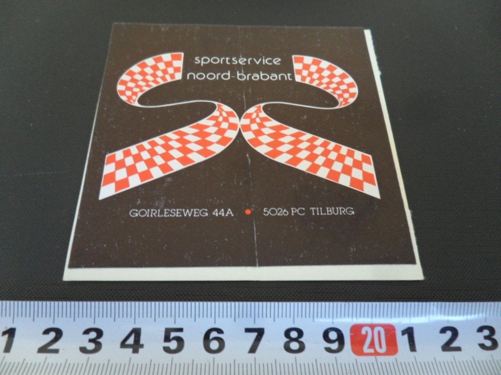 sticker Tilburg Sportservice Noord Brabant Goirleseweg 44a, Ophalen, Zo goed als nieuw