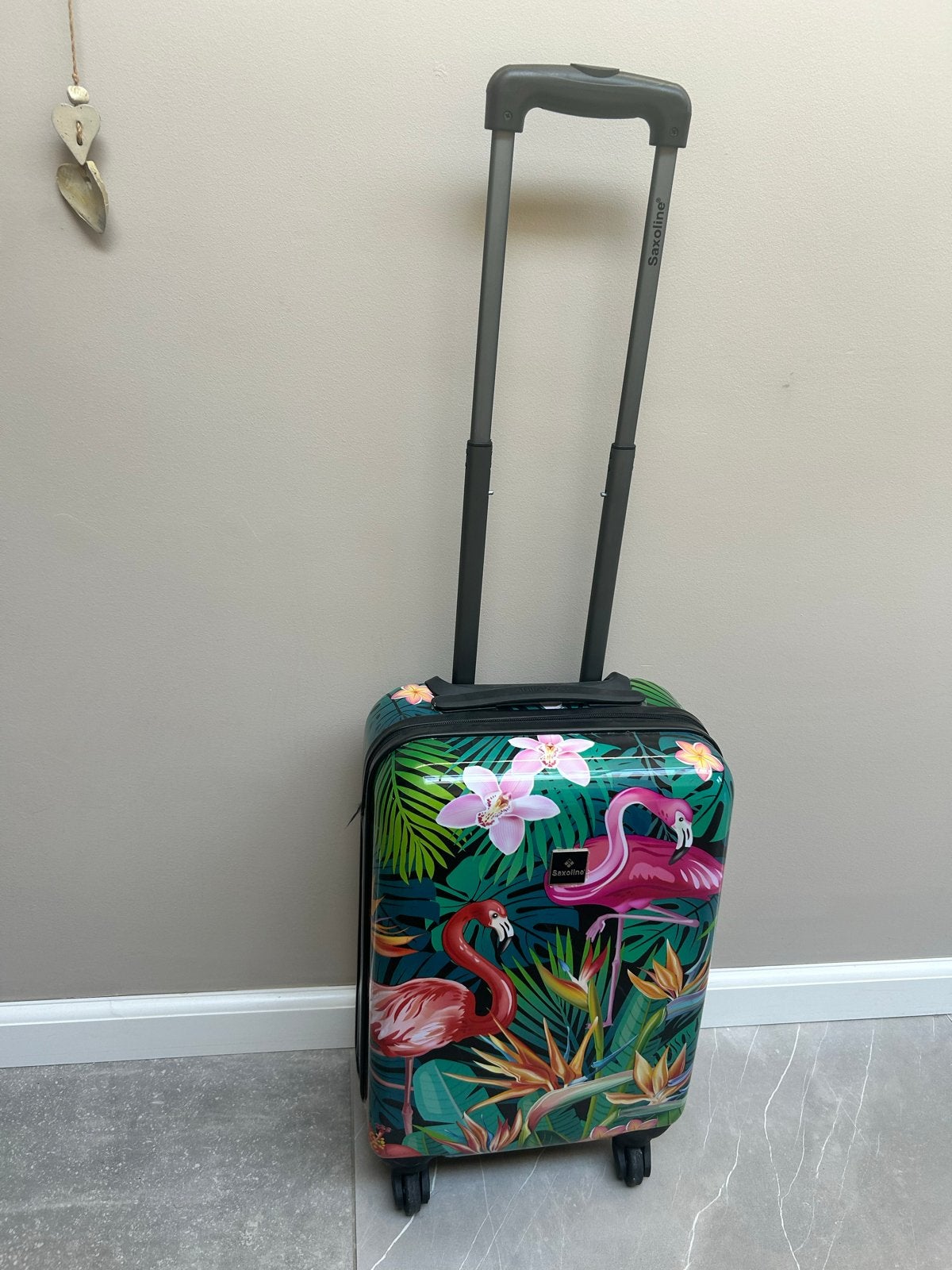 Saxoline Handbagage trolley, 50 tot 60 cm, Hard kunststof, Slot, Ophalen of Verzenden