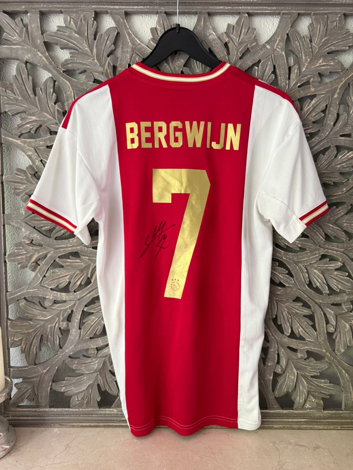 Gesigneerd bergwijn shirt, Maat S, Verzenden, Nieuw, Shirt