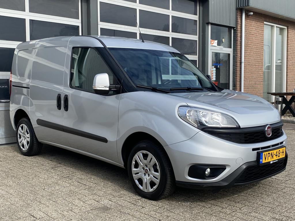 Fiat Dobló Cargo 1.3 MJ L1H1 SX 20x op voorraad Marge Btw e, Voorwielaandrijving, Stof, Gebruikt, Zwart