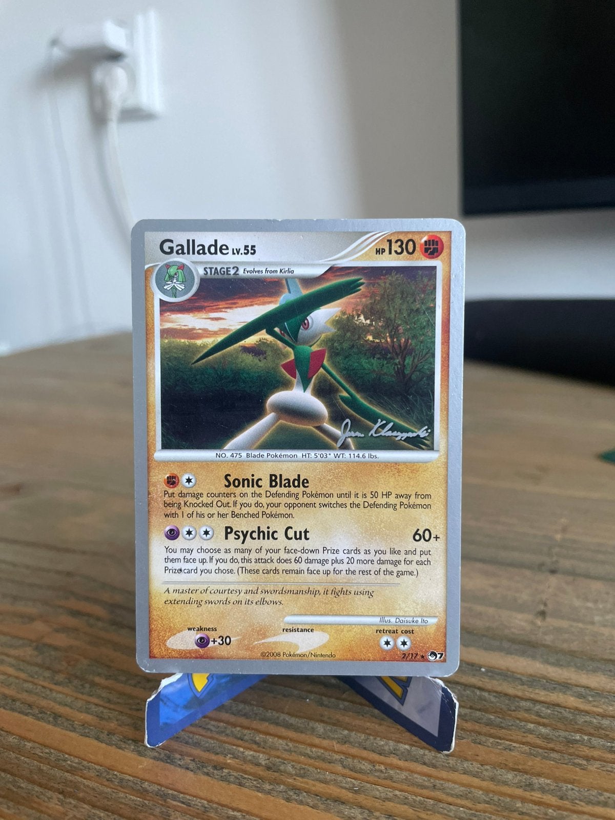 Pokémon Kaart: Gallade LV.55 (2/17), Ophalen of Verzenden, Zo goed als nieuw