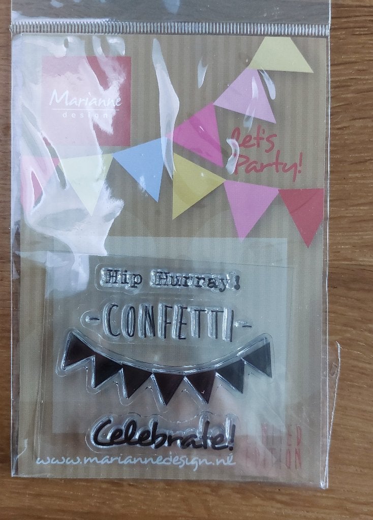 Marianne Design tekst stempel, Ophalen of Verzenden, Nieuw, Clearstamp
