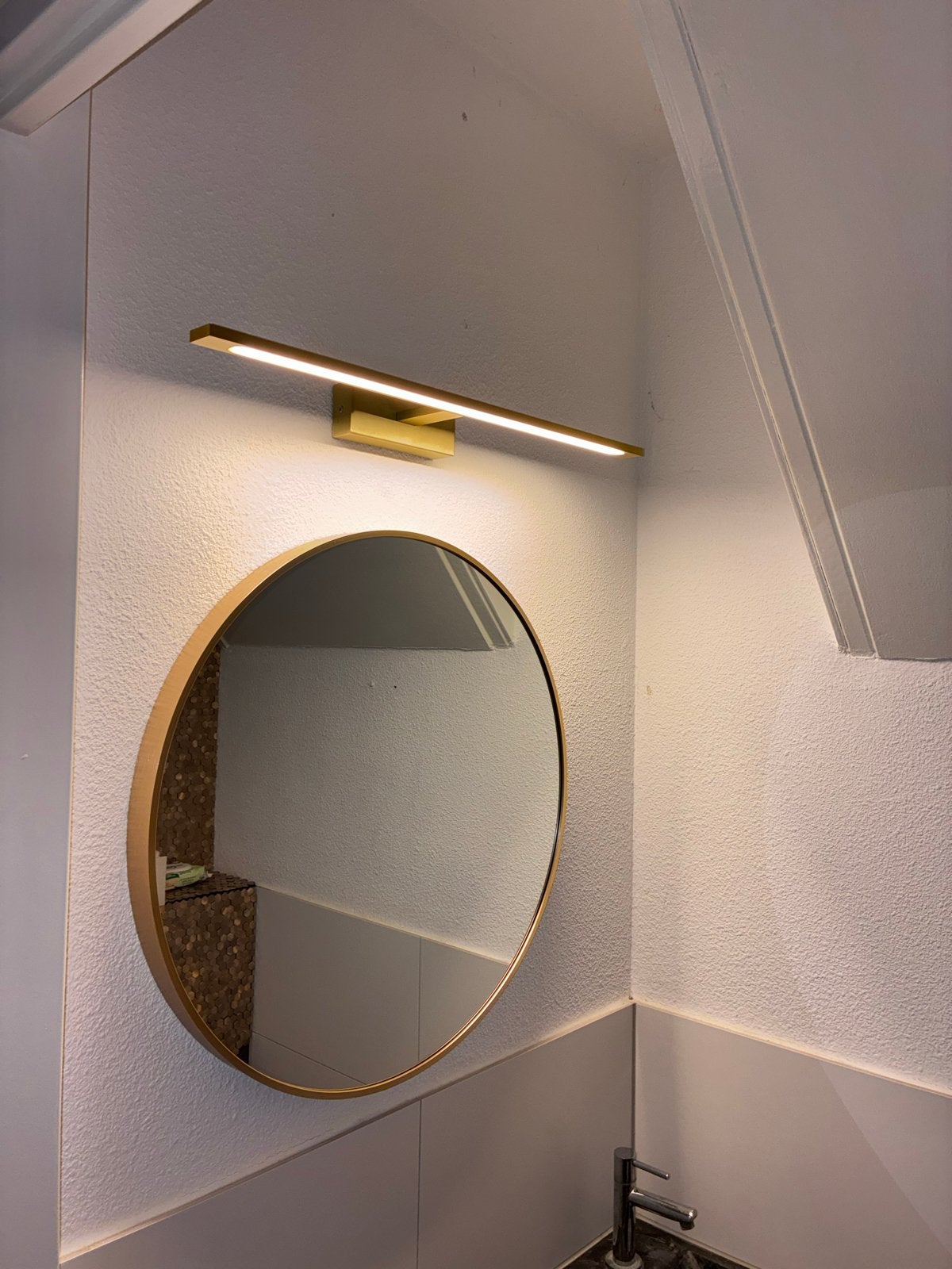 Qazqa Jerre WL 62 Brass LED Wandlamp - Nieuw in doos, Huis en Inrichting, LED, Qazqa, Nieuw, Overige fittingen