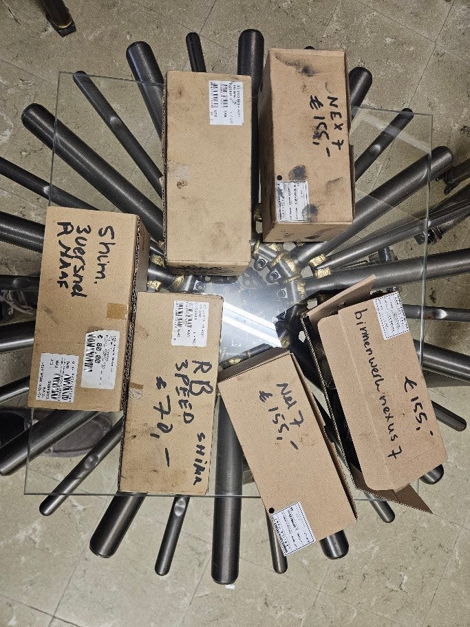 shimano versnellings naafdelen Nex 3 en nex 7    6 stuks, Fietsen en Brommers, Fietsonderdelen, Ophalen of Verzenden, Nieuw, Overige typen