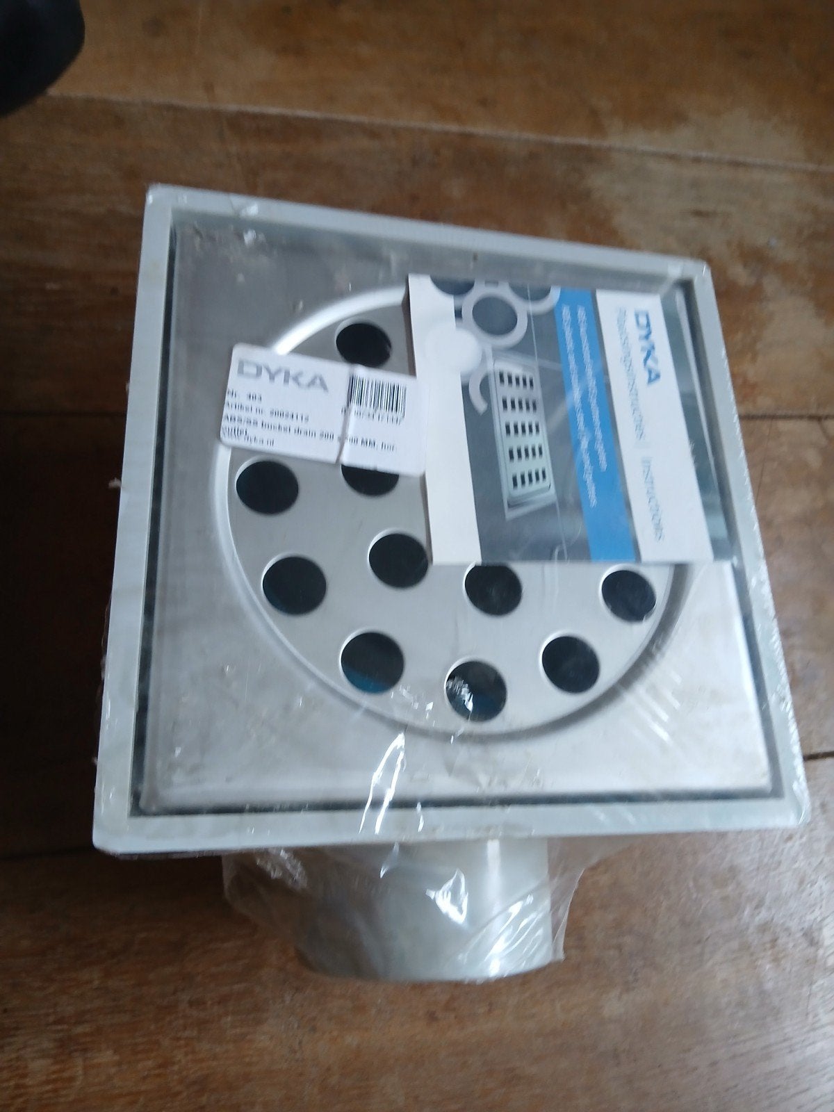 DYKA RVS putten en goten - Afvoerputje 200x200mm, Afvoer, Nieuw, Ophalen of Verzenden, Rvs