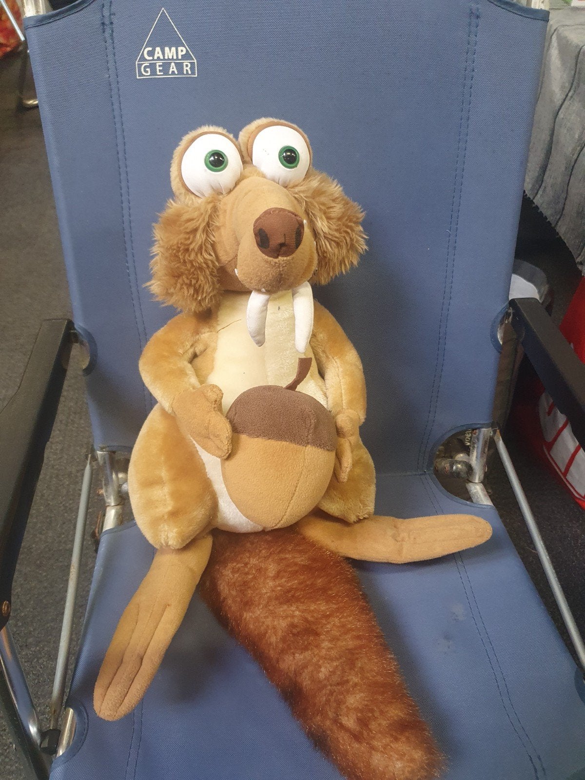 Te koop grote Ice Age knuffel, Ophalen of Verzenden, Zo goed als nieuw, Overige typen